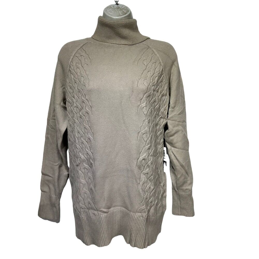 cyrus beige cowl neck sweater Size M
